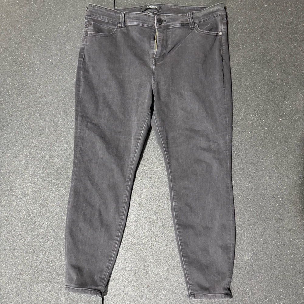 Liverpool Los Angeles Women’s Skinny Jeans – Size 18W – Black Rinse